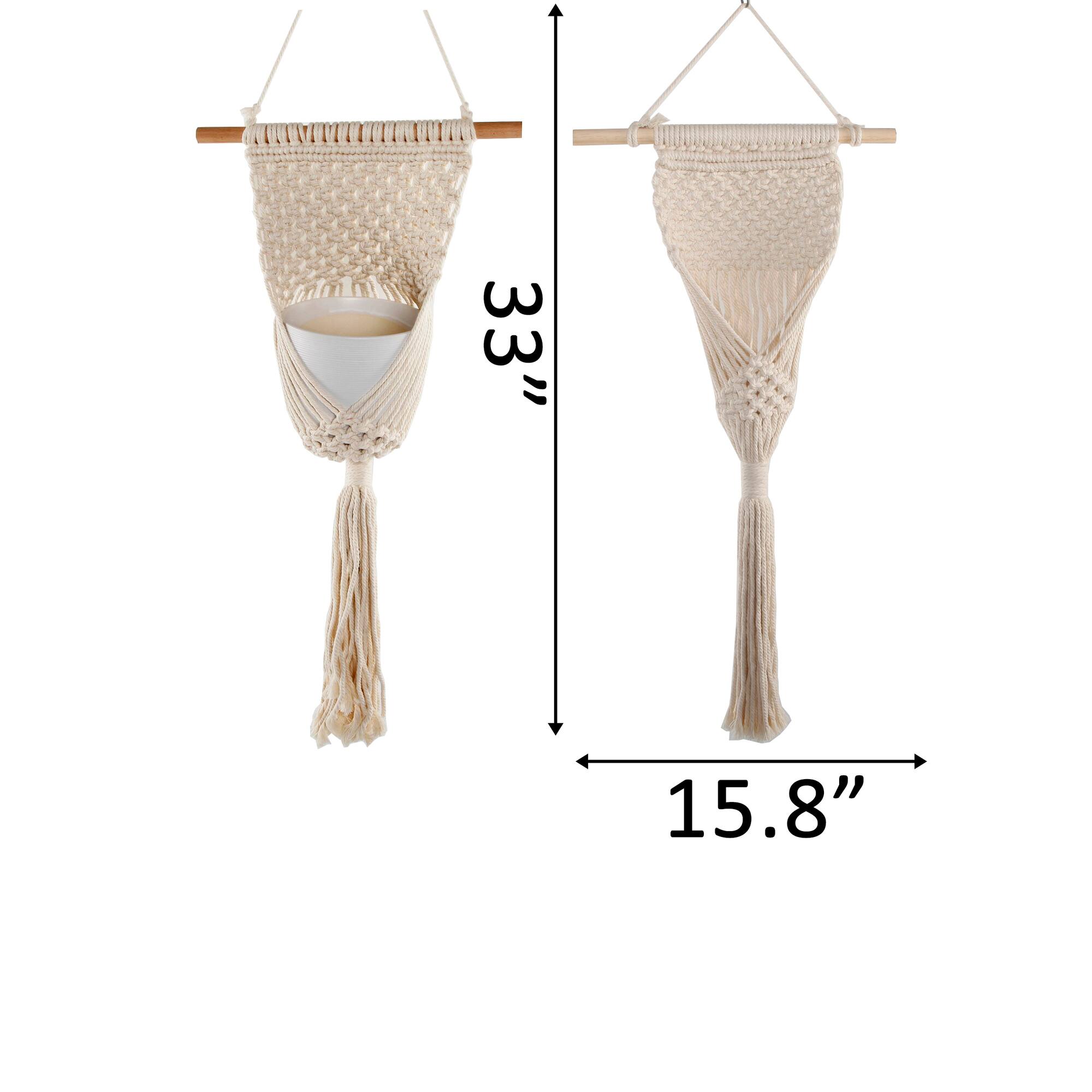 Flora Bunda 33" Macramé Plant Hanger